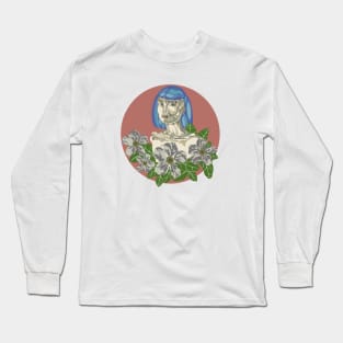 The Girl with the Blue Hair Long Sleeve T-Shirt